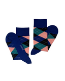 Bamboo Crew Socks for Men - Argyle
