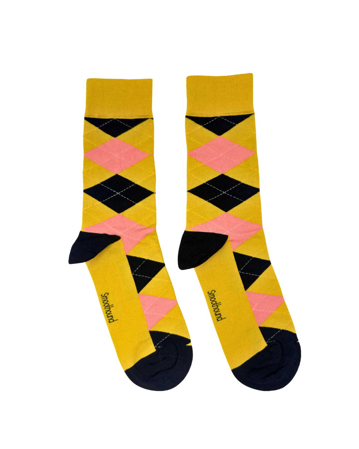 Bamboo Crew Socks for Men - Argyle