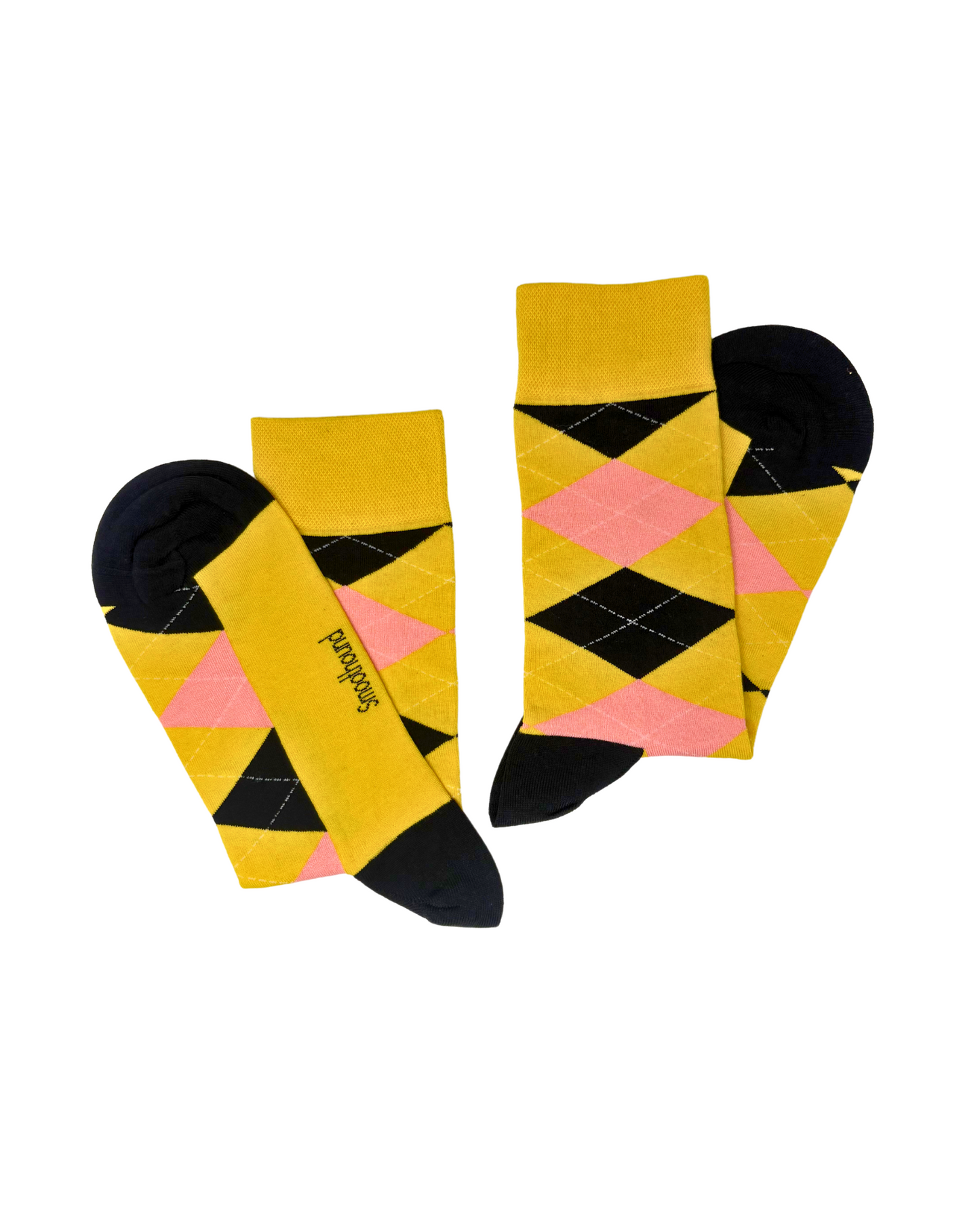 Bamboo Crew Socks for Men - Argyle