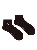 Bamboo Solid Ankle Socks for Men - Brown