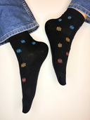 Bamboo Ankle Socks for Men - Black Bliss