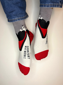 Bamboo Ankle Socks for Men - Space Surfer
