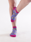 Bamboo Ankle Socks for Women - Berry Citrus