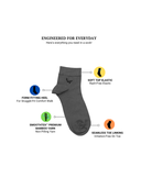 Bamboo Ankle Socks for Women - Berry Citrus
