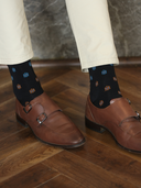Bamboo Crew Socks for Men - Black Bliss