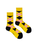 Bamboo Crew Socks for Men - Argyle