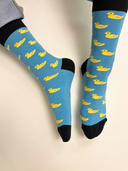 Bamboo Crew Socks for Men - Happy Quackers