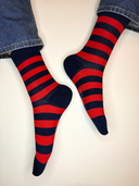 Bamboo Crew Socks for Men - Stripes 2