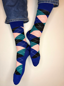 Bamboo Crew Socks for Men - Argyle
