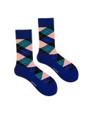 Bamboo Crew Socks for Men - Argyle