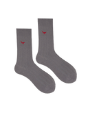 Bamboo Solid Crew Socks for Men - Neutrals