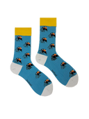 Bamboo Crew Socks for Men - Arctic Sky