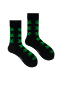 Bamboo Crew Socks for Men - Greenery Nights