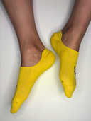 Bamboo Unisex No Show Socks - Lemon Zest
