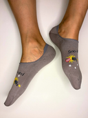 Bamboo Unisex No Show Socks - Mystic Mist