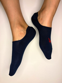 Bamboo Unisex No Show Socks - Blue Moon - Second Image