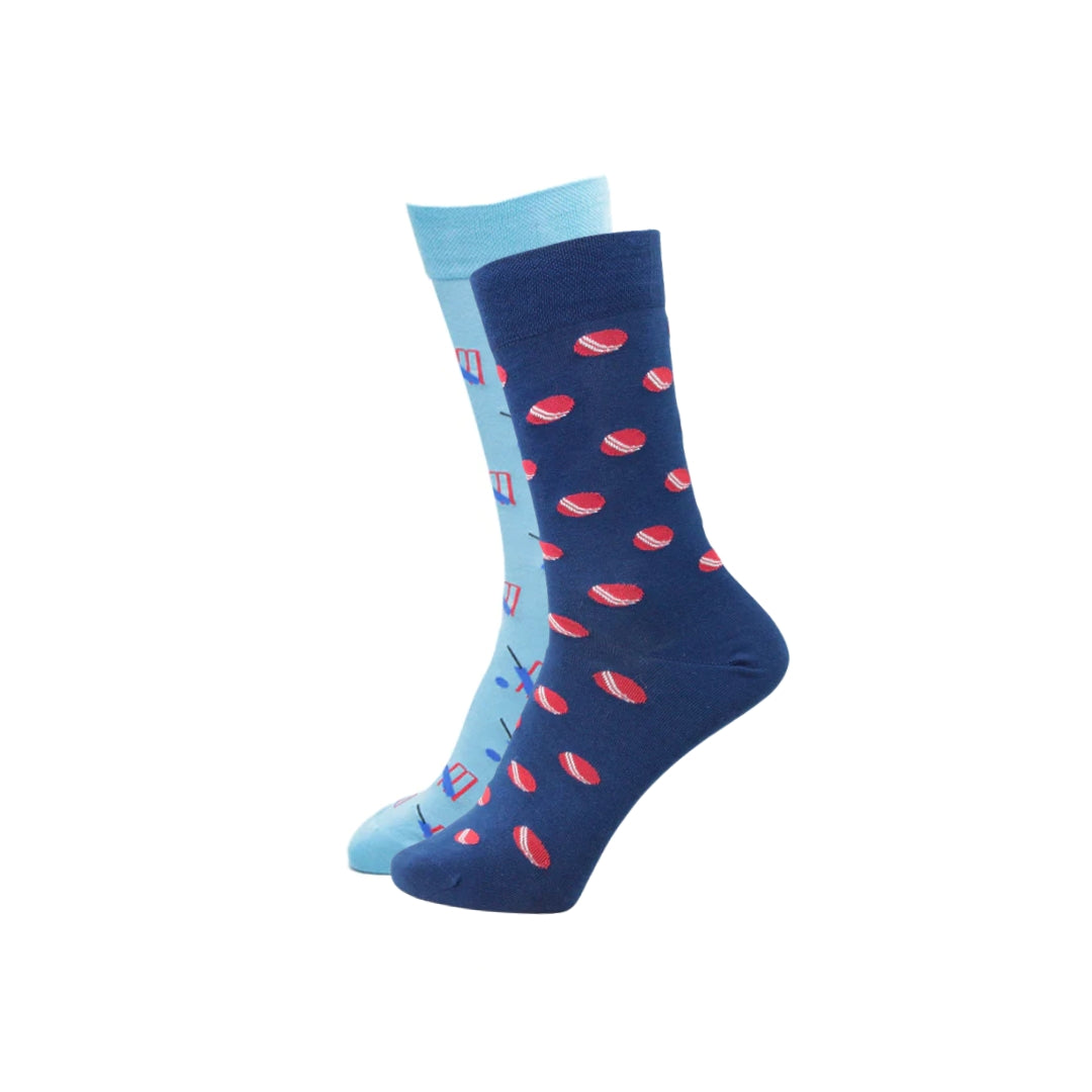Bamboo Crew Socks for Men - Powerplay (Pack of 2)
