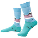 Bamboo Crew Socks for Men - Seaside Escape (Pack of 2)