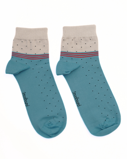 Skyline Spots - Bamboo Ankle Socks(XL)