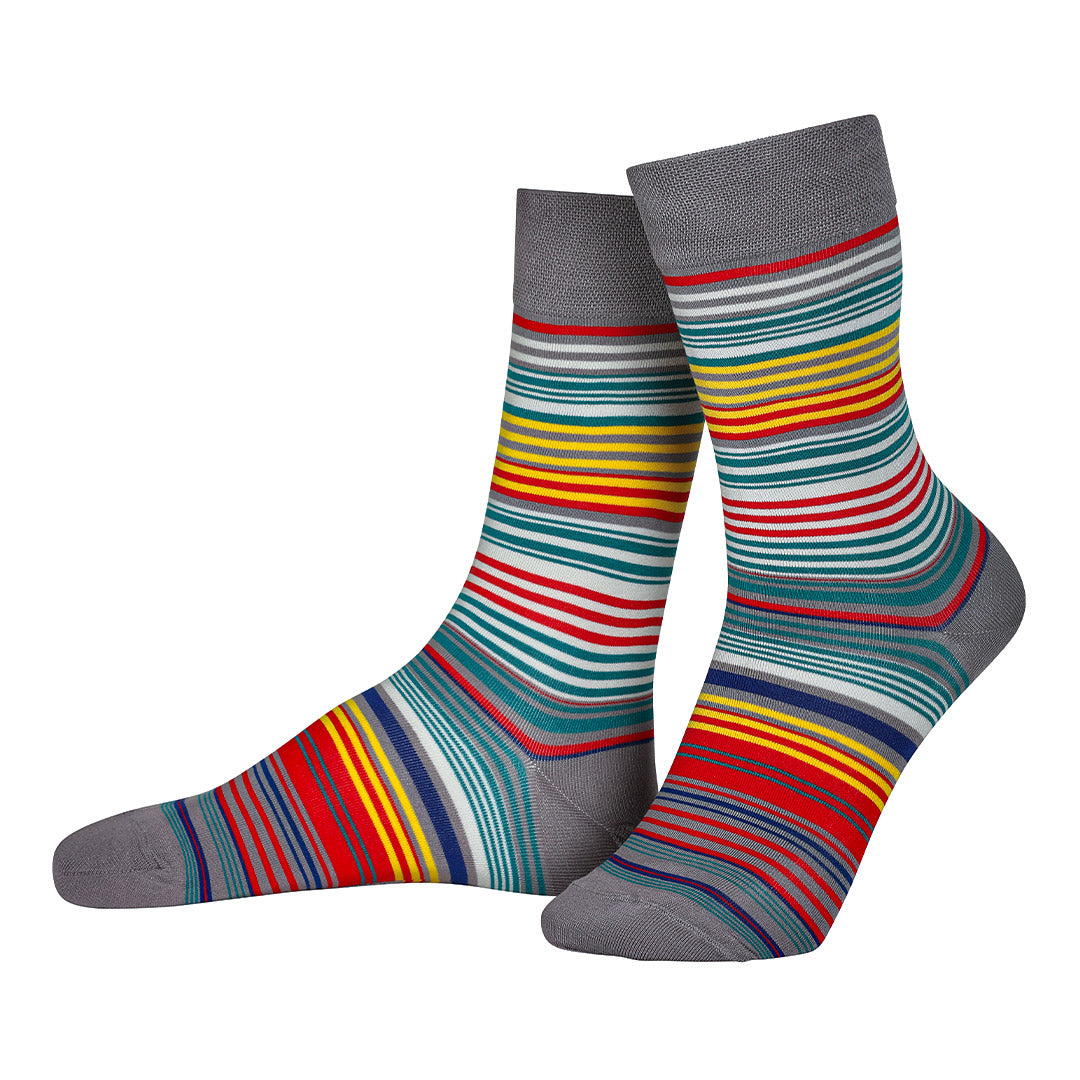 Classic Stripe Bamboo Socks - Men