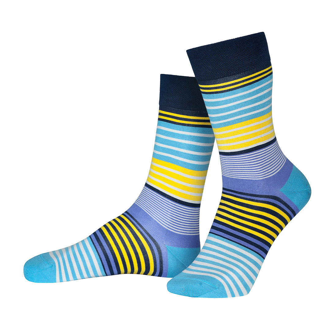 Classic Stripe Bamboo Socks - Men