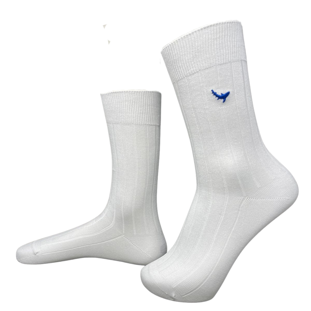 Classic White- Crew Socks Bamboo Socks