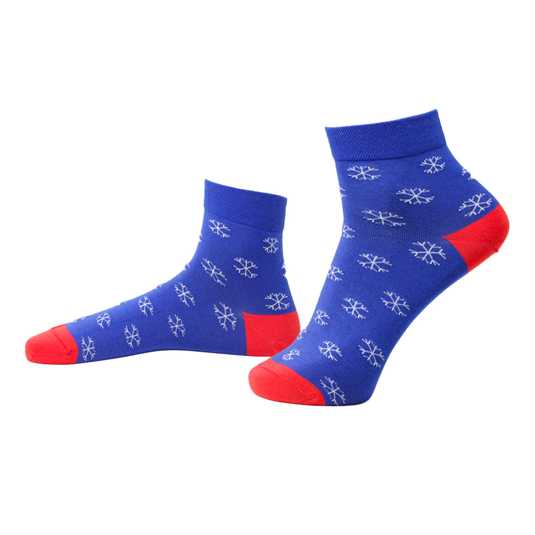 Snowflake - Ankle Socks Bamboo Socks