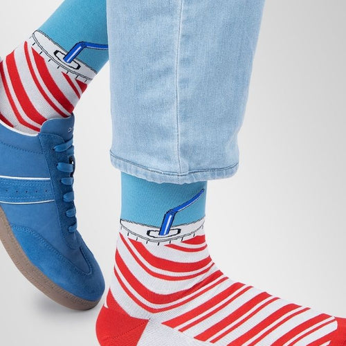 Bamboo Crew Socks for Men - Happy Meal