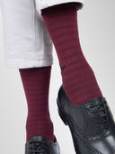 Bamboo Self Design Crew Socks for Men - Pack of 5