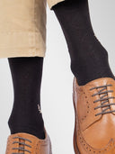 Mercerised Crew Socks for Men - Pack of 5