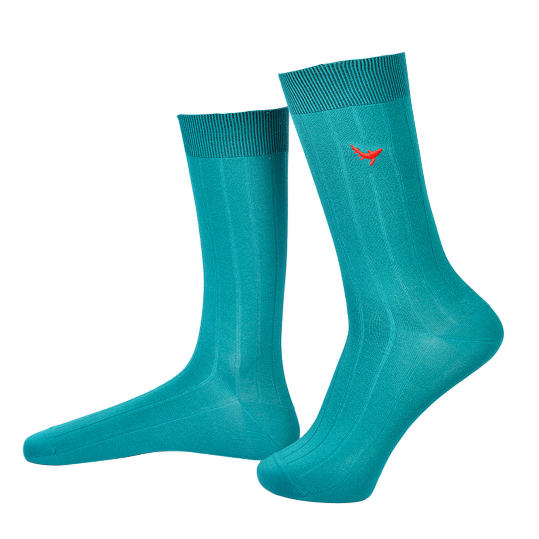 Full Length Socks for men - Aqua Fusion