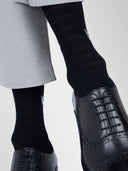 Bamboo Self Design Crew Socks for Men - Pack of 5