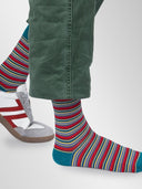 Bamboo Crew Socks for Men - Rosy Mint