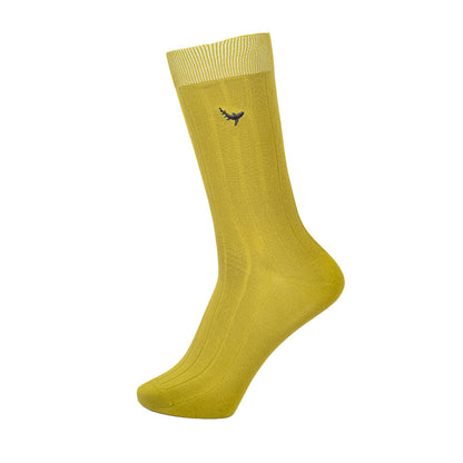 Golden Spice-Crew Socks Bamboo Socks