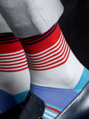 Bamboo Crew Socks for Men - Primary Prism
