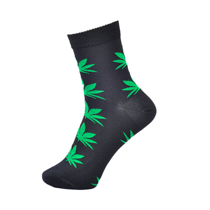 Greenery Nights (Ankle - XL) Bamboo Socks