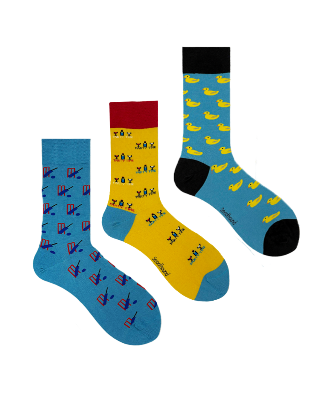 Pack of 3 (Bleed Blue + Party Time + Happy Quacker) – Smoothound