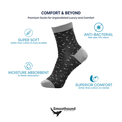 Arctic Sky - Ankle Socks Bamboo Socks