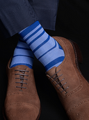 Bamboo Crew Socks for Men - Stripes 2