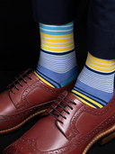 Bamboo Crew Socks for Men - Sunny Sailor