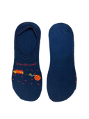 Bamboo Unisex No Show Socks - Blue Bloom