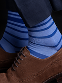 Bamboo Crew Socks for Men - Stripes 2