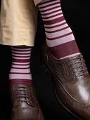 Bamboo Crew Socks for Men - Stripes 2
