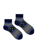 Bamboo Ankle Socks for Men - Blue Horizon