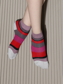 Bamboo Ankle Socks for Women - Rainbow Rhythm