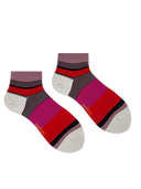 Bamboo Ankle Socks for Women - Rainbow Rhythm