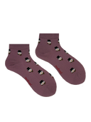 Bamboo Ankle Socks for Women - Snowman