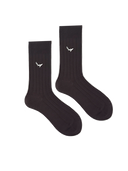 Bamboo Solid Crew Socks for Men - Neutrals