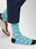 Bamboo Crew Socks for Men - Happy Quackers