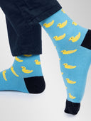 Bamboo Crew Socks for Men - Happy Quackers